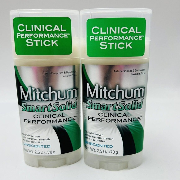 Mitchum Grooming 2 Mitchum Smart Solid Unscented Clinical